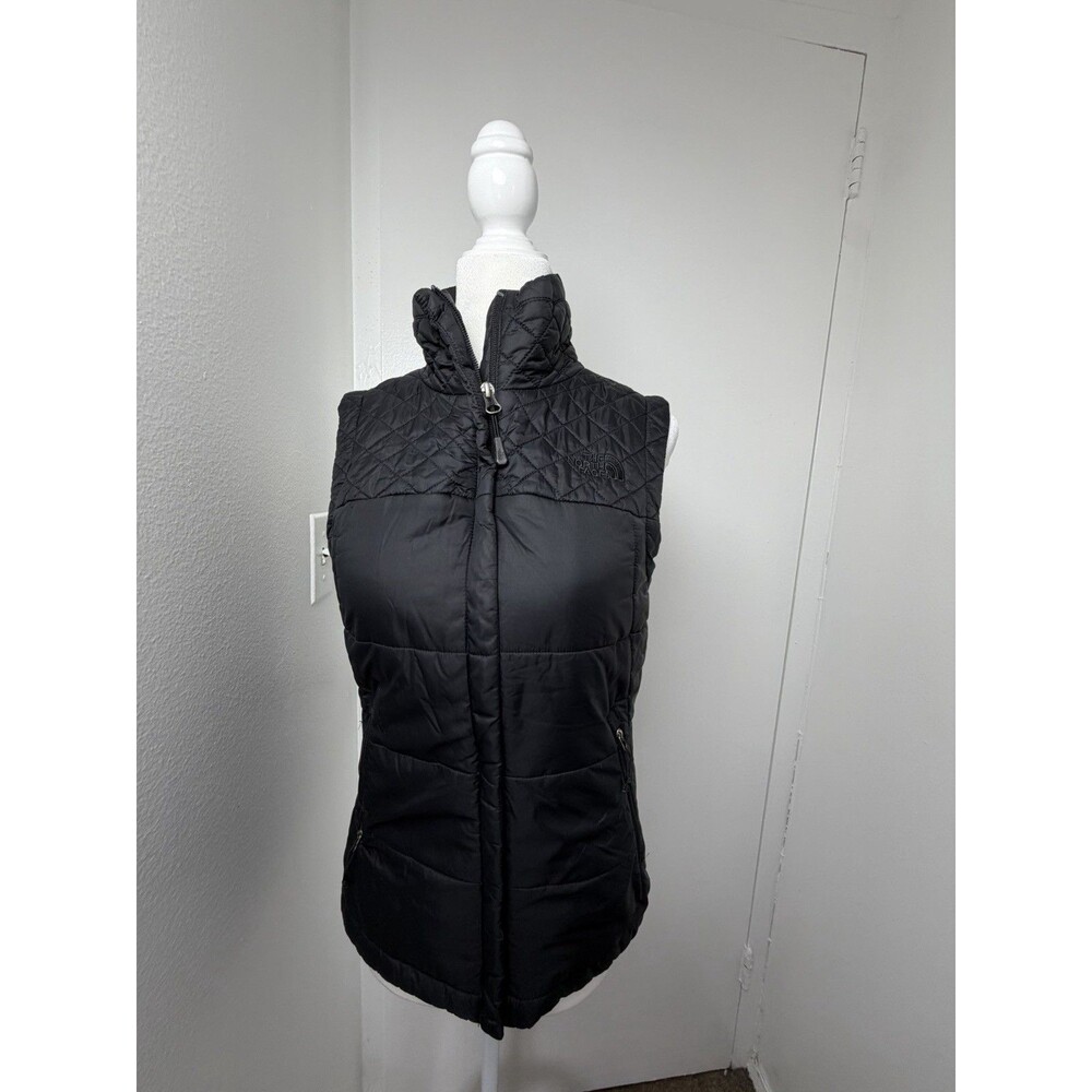 The North Face Women’s Black Quilted Insulated Full Zip Puffer Vest Size XS - Picture 2 of 13